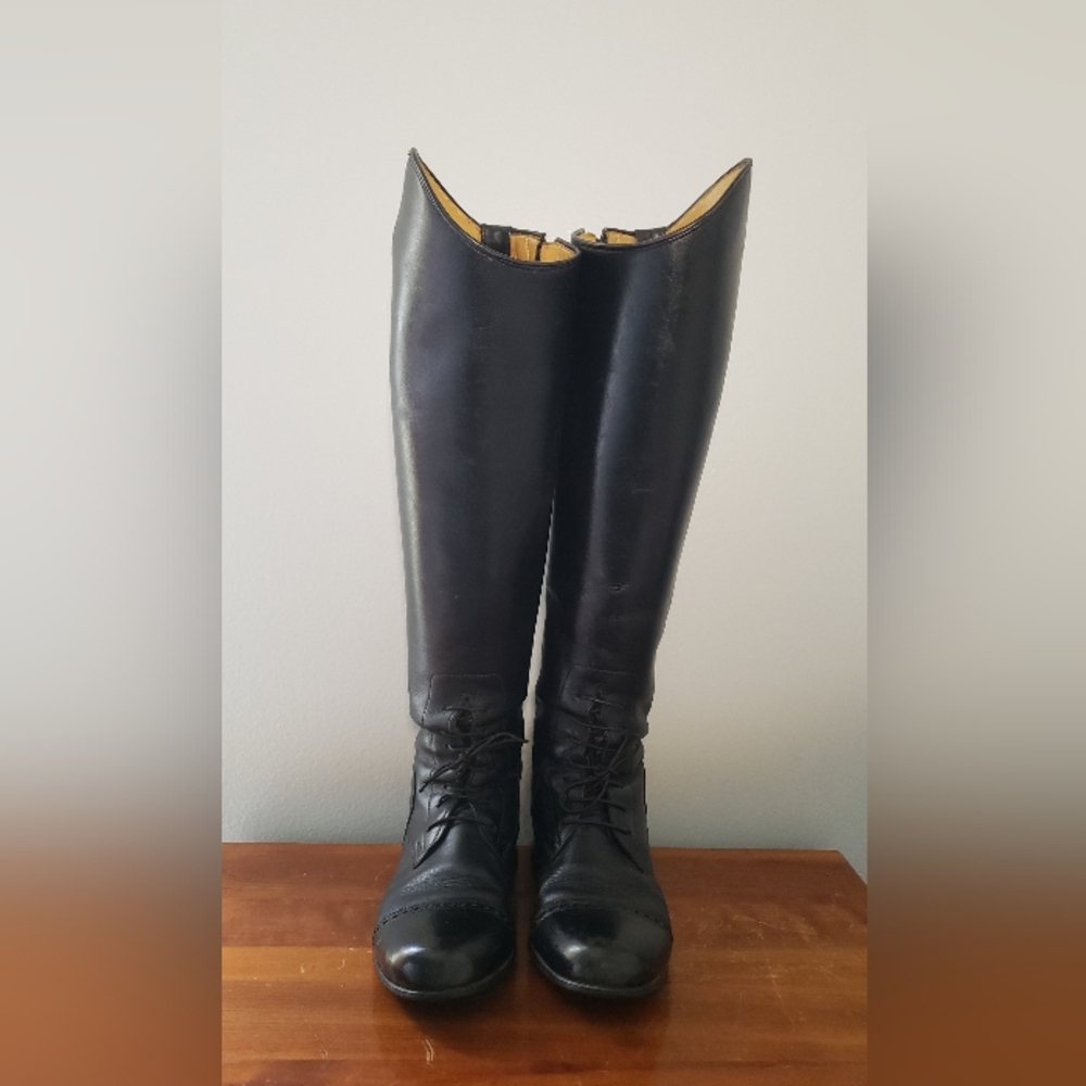 DER DAU FIELD LEATHER RIDING BOOTS